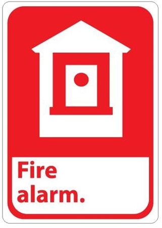 FIRE ALARM l Fire Safety Signs
