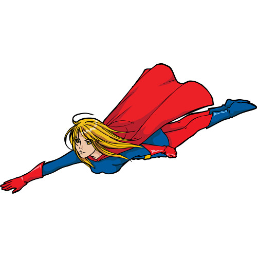 free clip art supergirl - photo #2