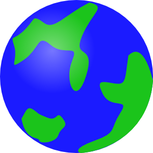Globe Earth clip art - vector clip art online, royalty free ...