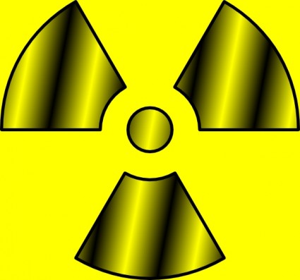 Radioactive Symbol clip art Free vector in Open office drawing svg ...