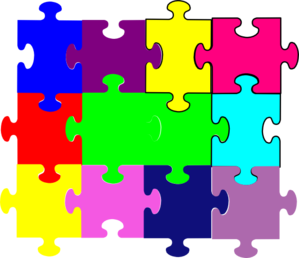Jigsaw Puzzle clip art - vector clip art online, royalty free ...