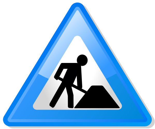 Image - Under construction icon-blue.png - InfoDepot Wiki