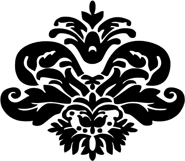 Damask Swirl Clip Art Vector Online Royalty Free And Public ...