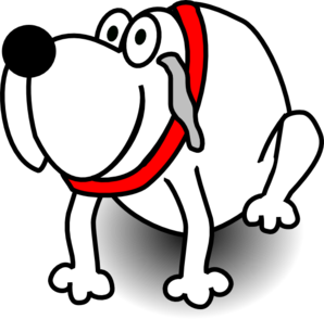 Gardian Dog White clip art - vector clip art online, royalty free ...