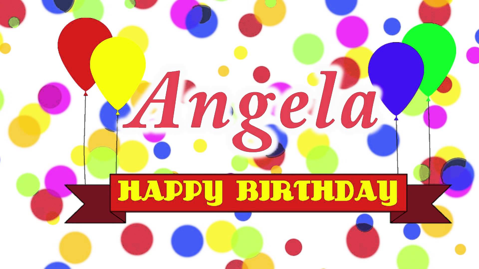 Happy Birthday Angela Song - YouTube