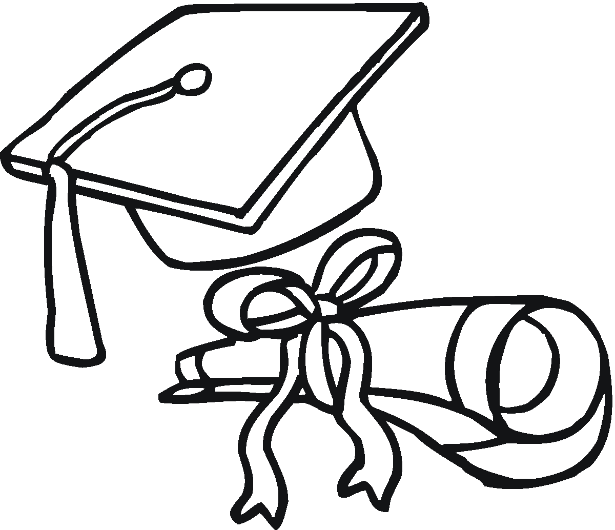 Graduation Cap Drawing
