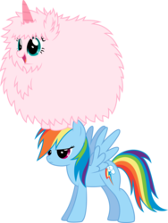 pink fluffy unicorns dancing on rainbows - Tags - Derpibooru - My ...