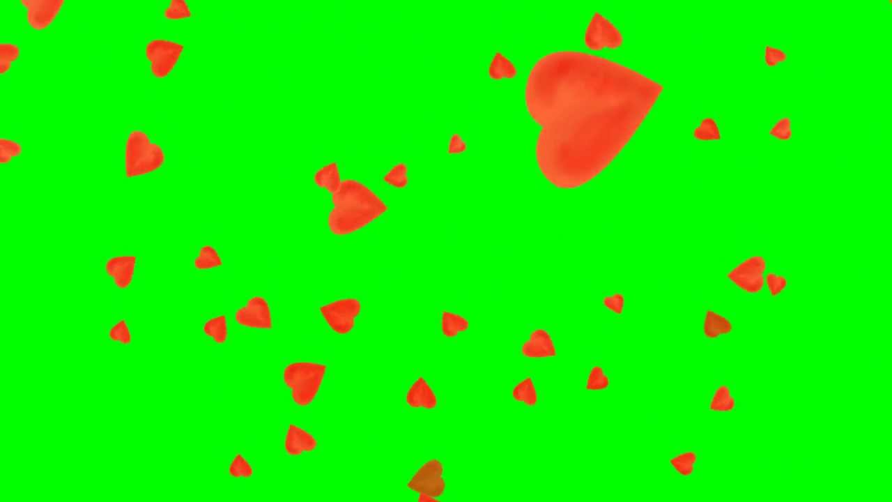 free green screen falling hearts free green screen falling hearts