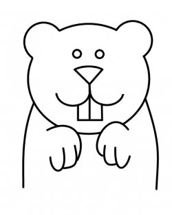 groundhog day coloring pages