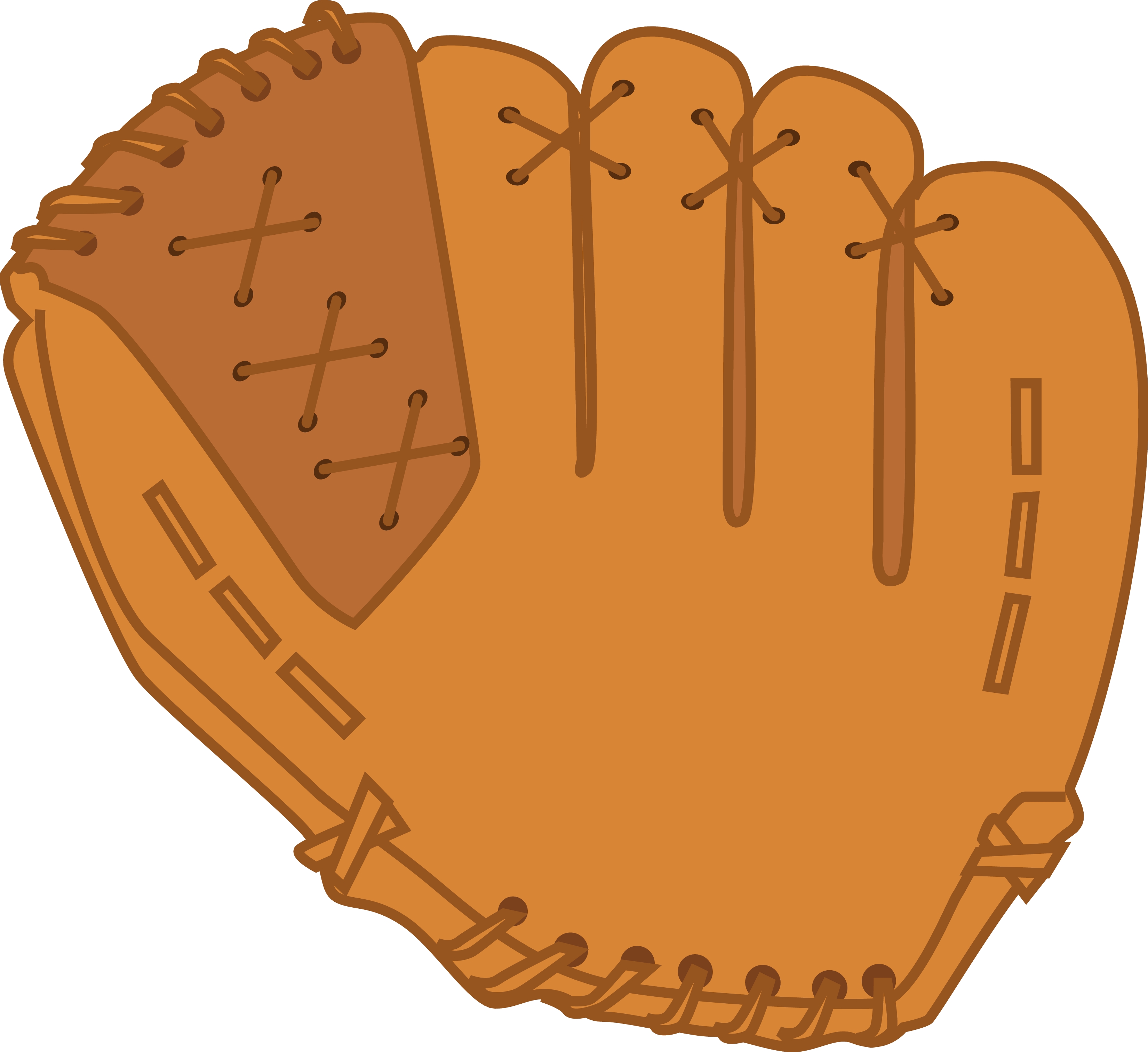 free clipart of baseball equipment - photo #9