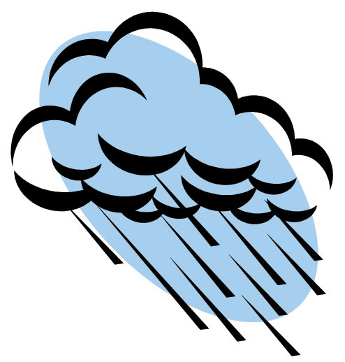 Rain Clouds Drawing - Free Clipart Images