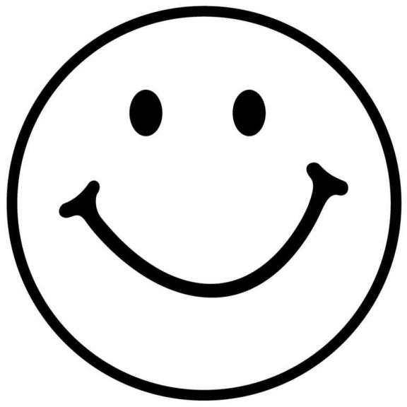 Free Coloring Page Smiley Guy Fun Easy Kids Activity