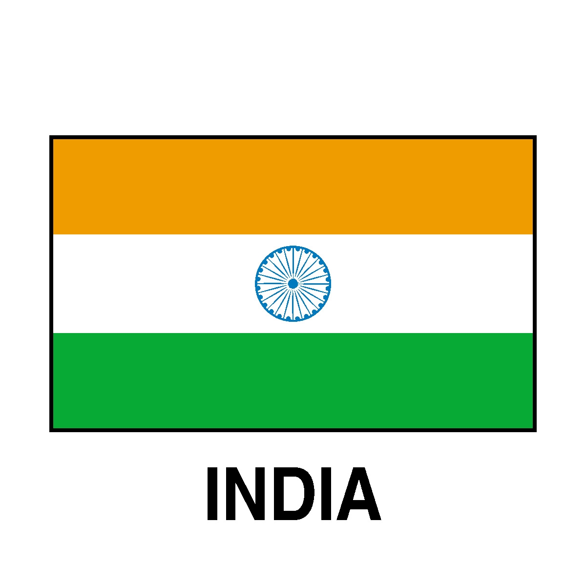 Clipart Of Indian Flag