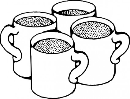 Coffee Mugs clip art Vector clip art - Free vector for free download