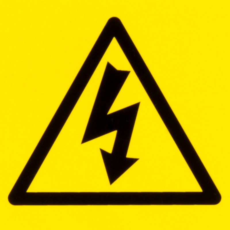 Electrical Warning Signs Electric Flash - Toolstation