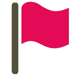 Collection of red flag icons free download