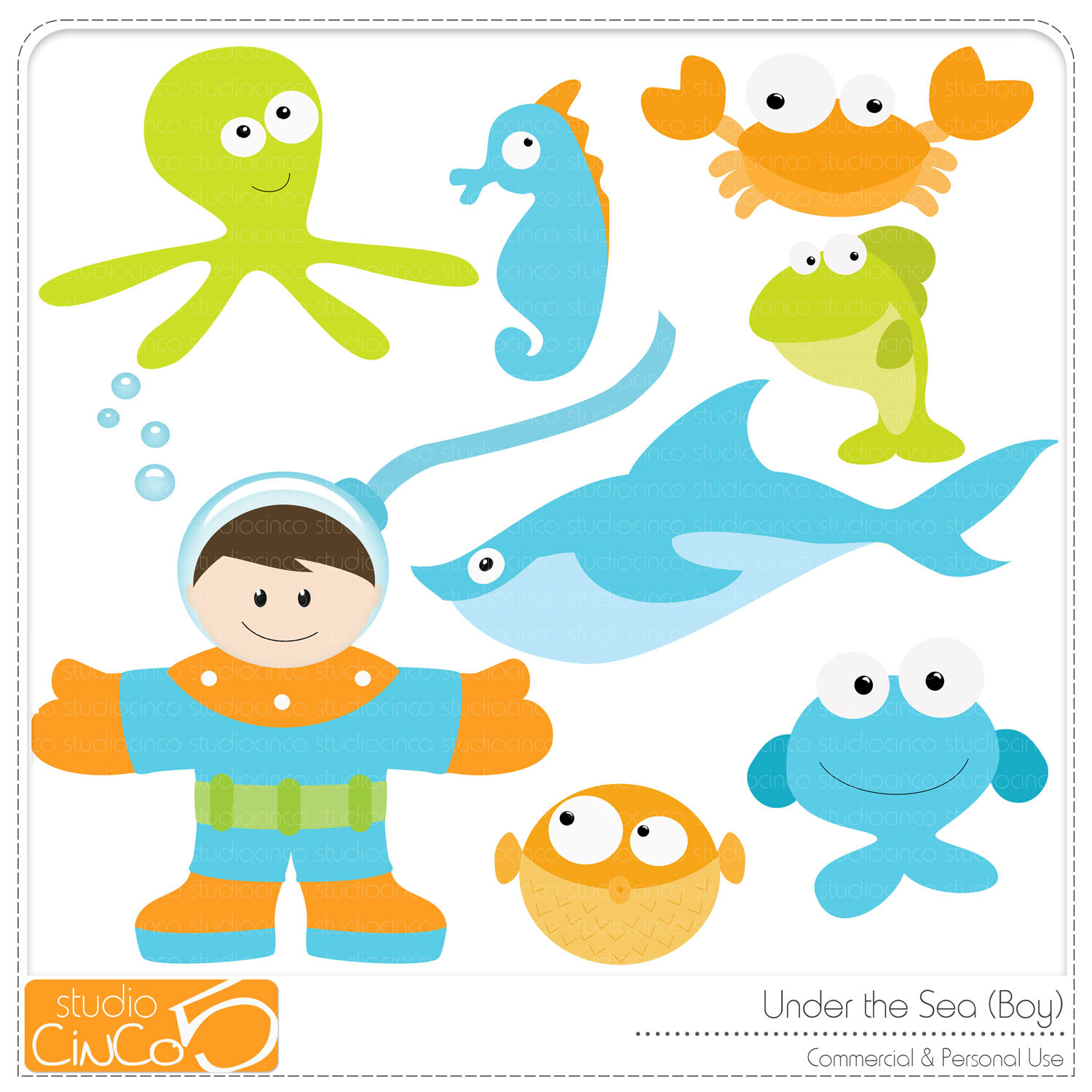 under the sea clipart free - photo #13