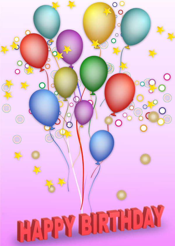 Free Vector Happy Birthday Background | Download Free Vector ...