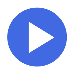 Royal blue video play icon - Free royal blue video play icons