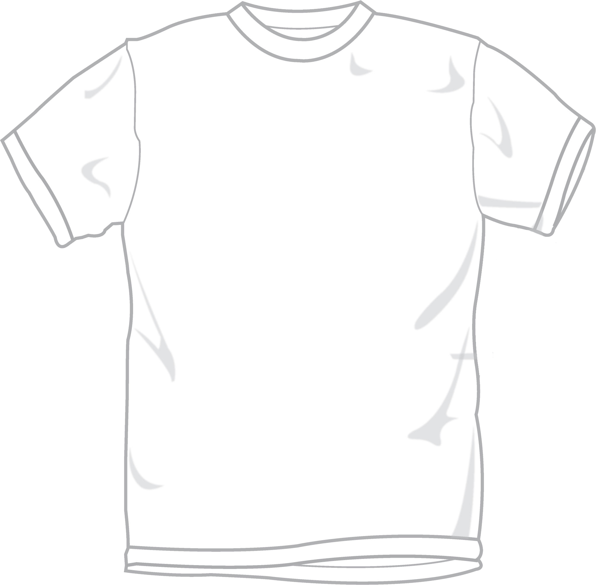 t shirt shape clipart - photo #40