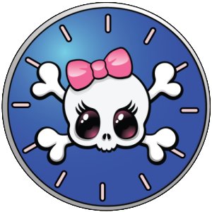 Girly Skull Clocks: Appstore for Android