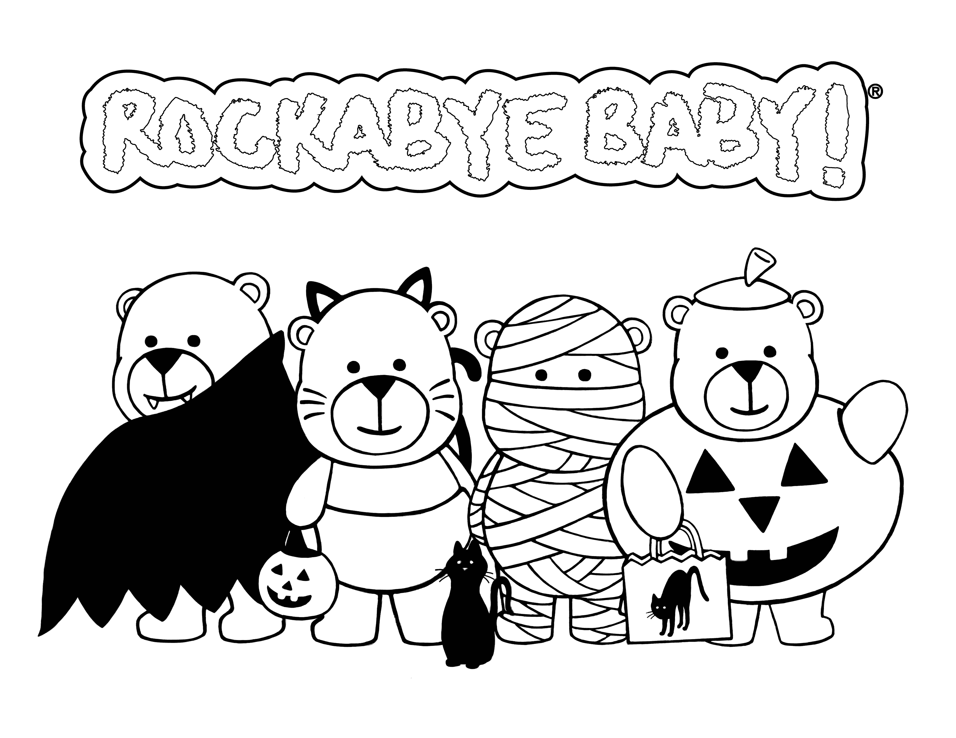 baby coloring pages haloween - photo #6