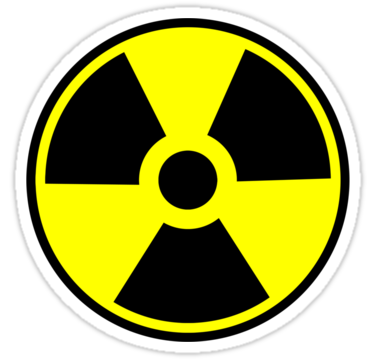 Radiation Warning Sign" Stickers by SignShop | Redbubble
