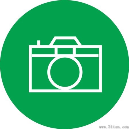 Green camera icon vector Free vector in Adobe Illustrator ai ( .ai ...