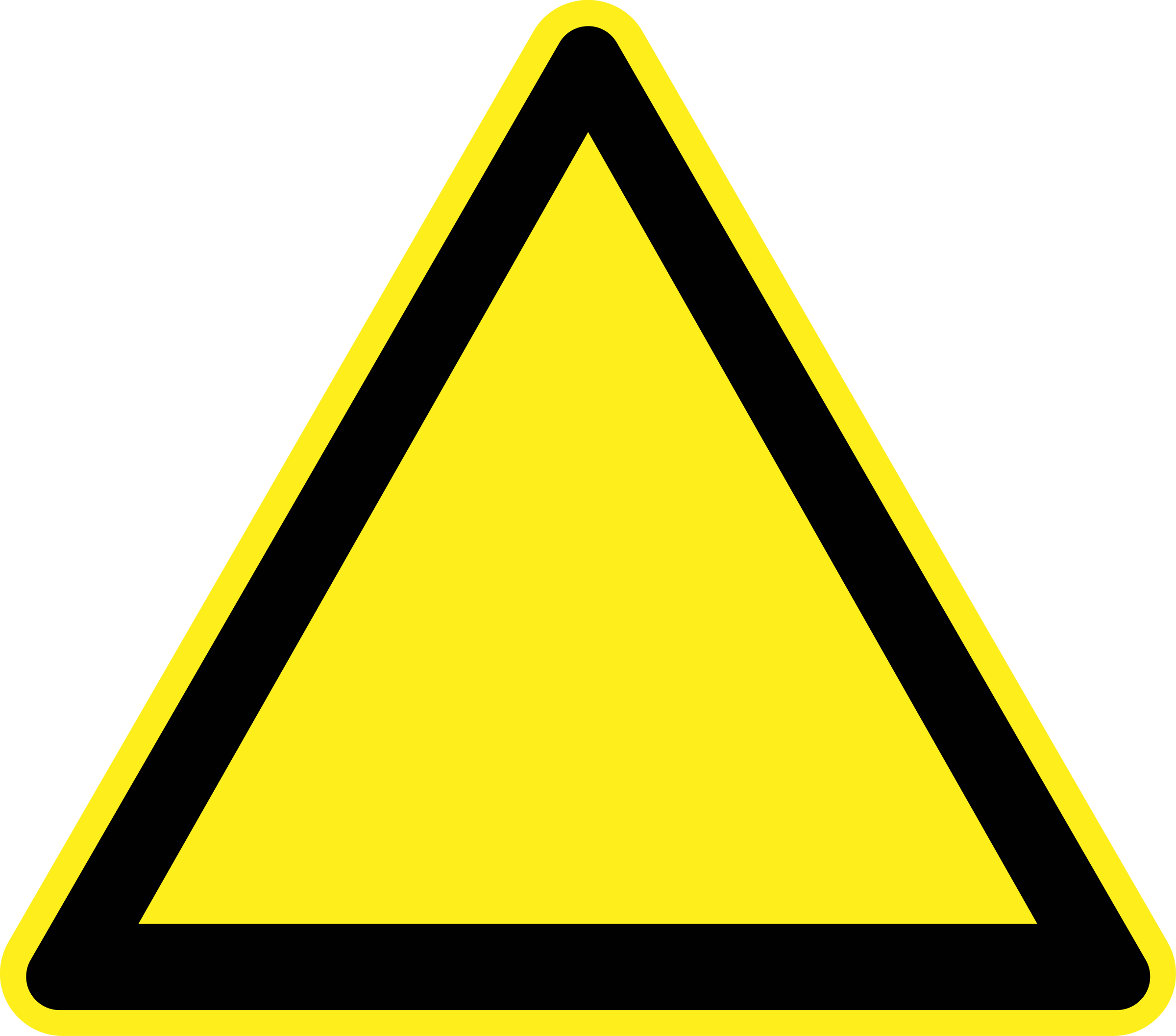 Yellow Caution Sign | Images Guru