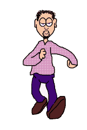 Animated Man Walking Clipart