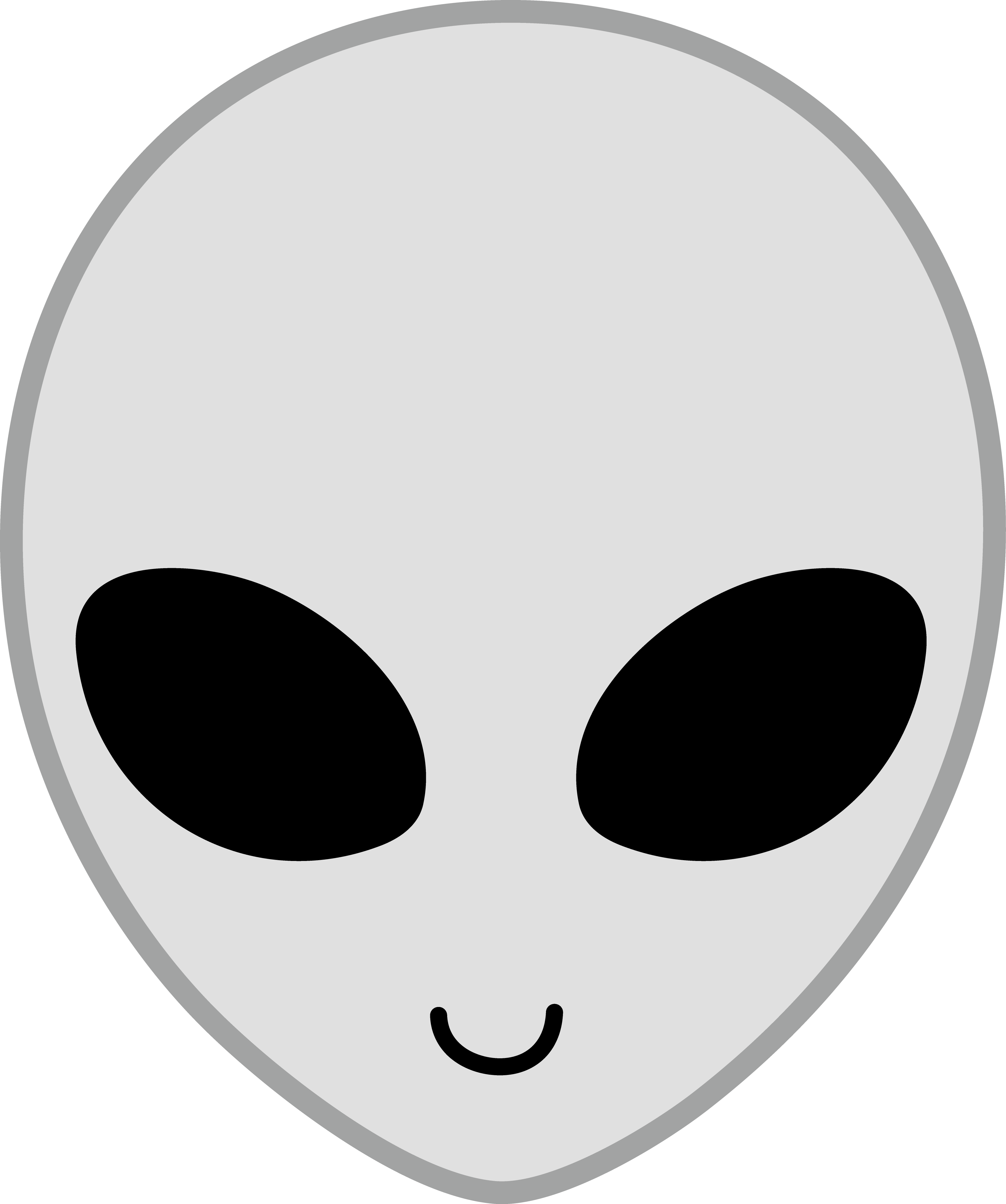 Alien head clip art