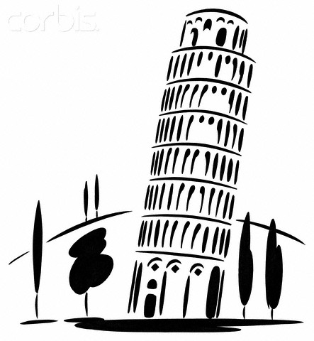 Leaning Tower Of Pisa Clip Art - Tumundografico