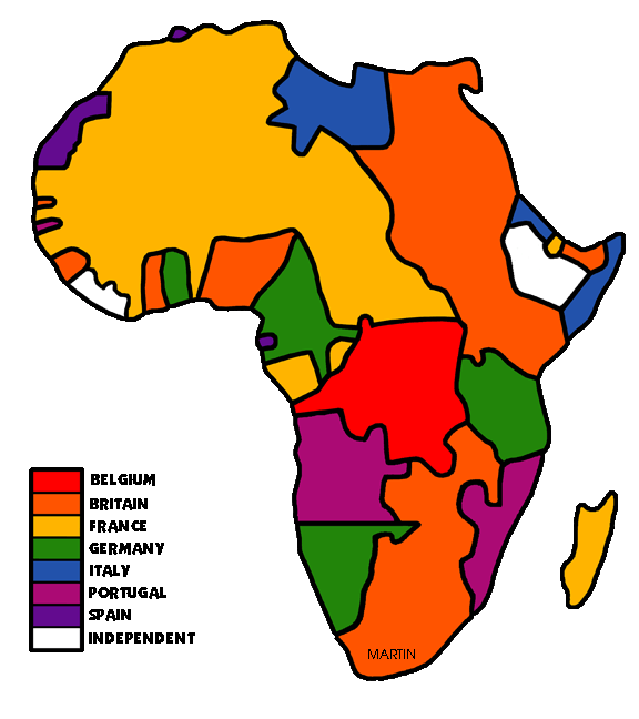 Africa Map Clipart