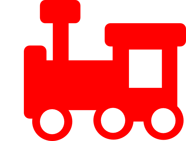 Red Train 2 Clip Art - vector clip art online ...