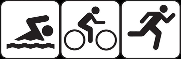 Triathlon symbol clipart