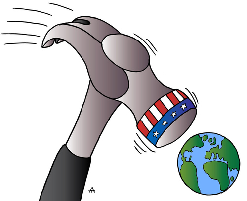 Hammer By Alexei Talimonov | Politics Cartoon | TOONPOOL