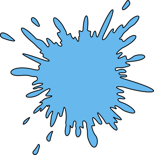 Liquid splash vector | Public domain vectors
