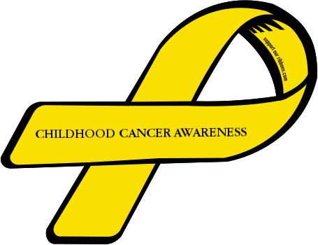 Custom Ribbon: CHILDHOOD CANCER AWARENESS