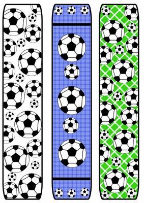 Soccer, Boys and Printable bookmarks