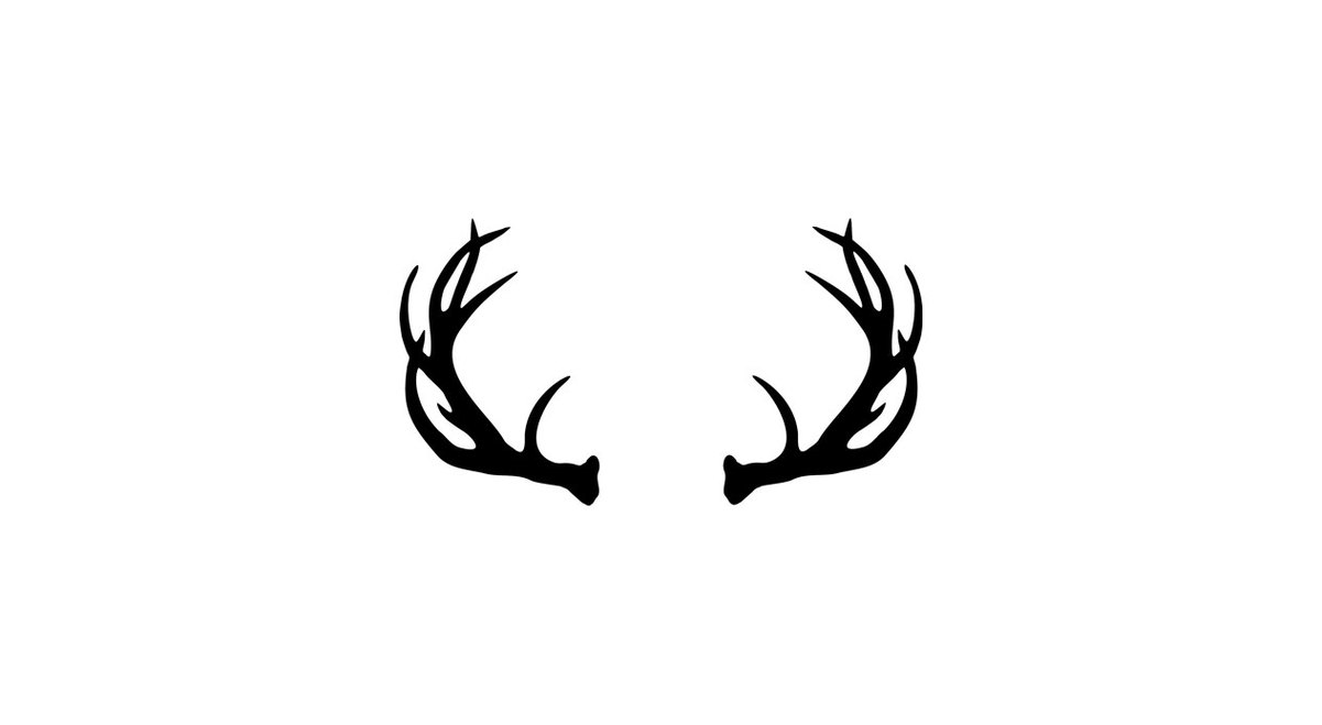 Deer Antler Silhouette Png Clipart - Free to use Clip Art Resource