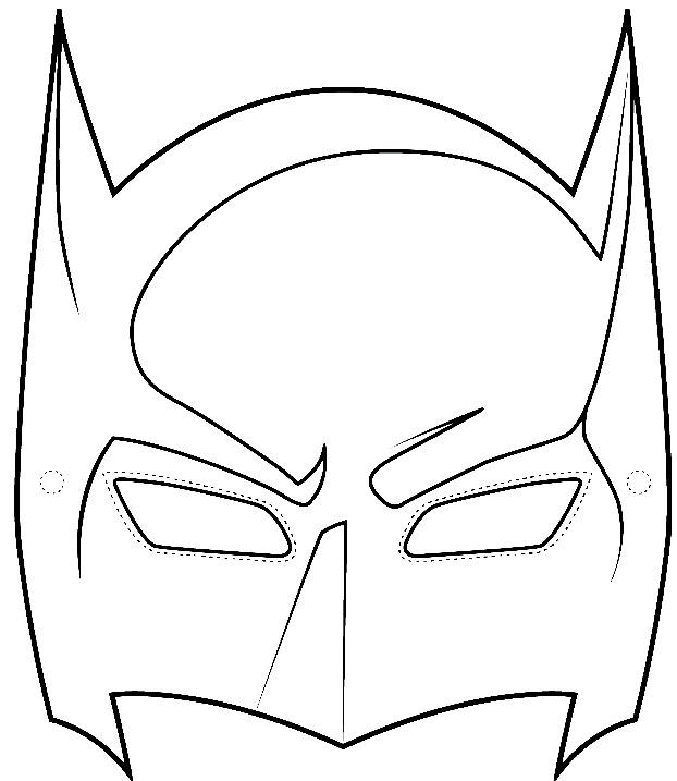 Black Bat Mask Template - ClipArt Best