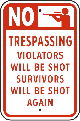 Private Property Signs | No ...