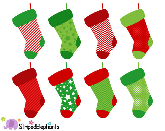 free clipart christmas socks - photo #22