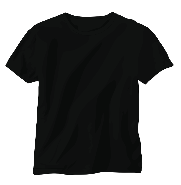 Black Vector T-Shirt - Download free Template vectors