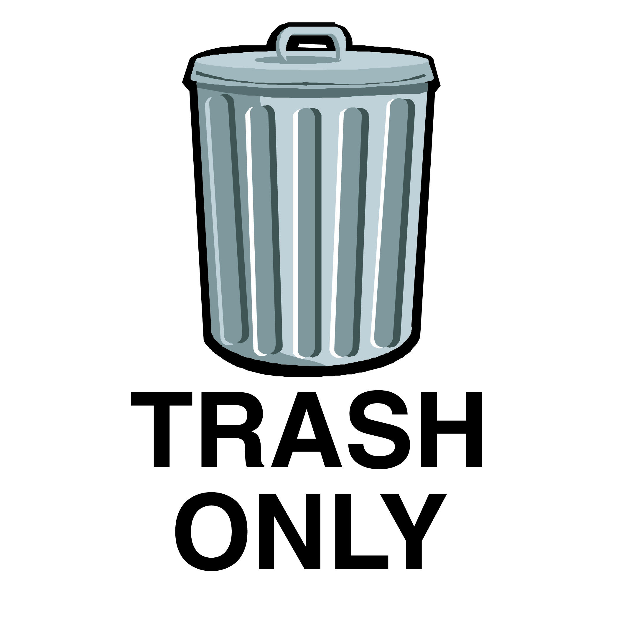 Trash Only Clipart