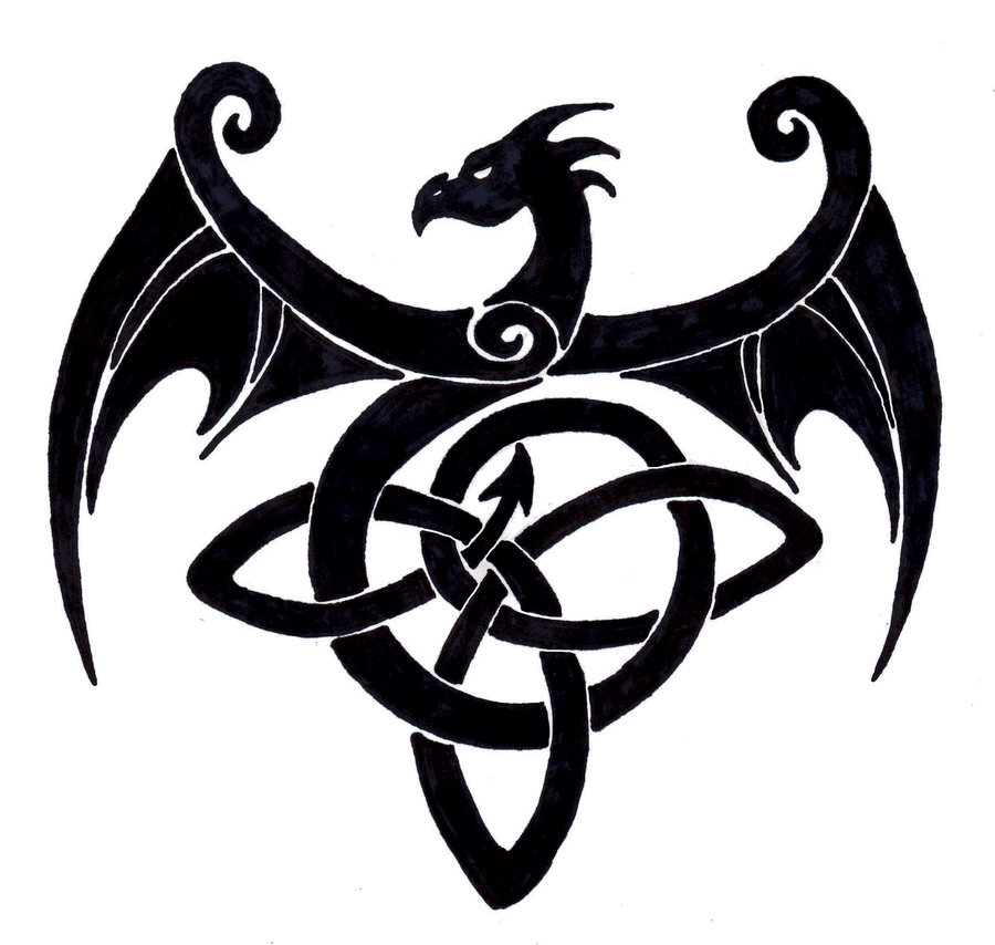 Chang'e 3, A tattoo and Celtic dragon