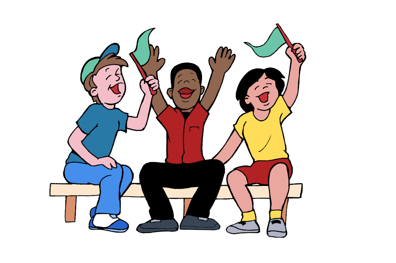 Crowd Cheering Clipart