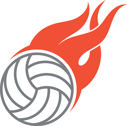 Volleyball Ball Clip Art, Vector Images & Illustrations