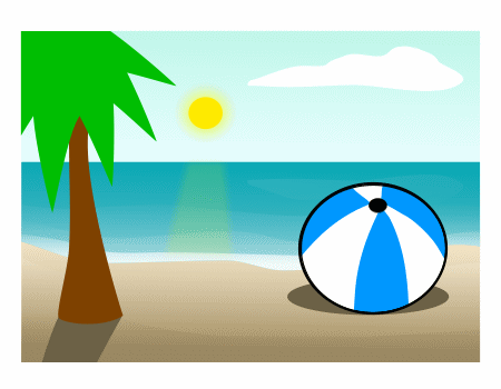 Cartoon Beach Scene - ClipArt Best