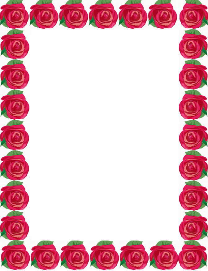 Rose Flower Borders | Free Download Clip Art | Free Clip Art | on ...